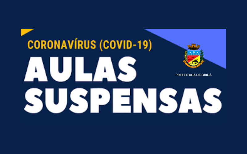 Aulas da Rede Municipal de Ensino continuam suspensas